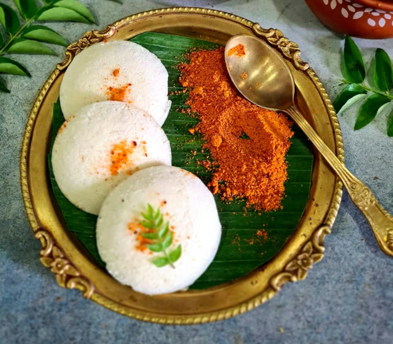 Amaranth Leaf Masala Idli (Millet-based)