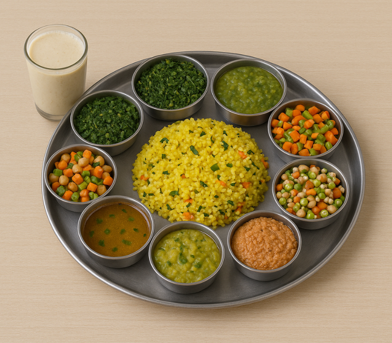 Muscle Repair & Energy Boost Lunch Thali